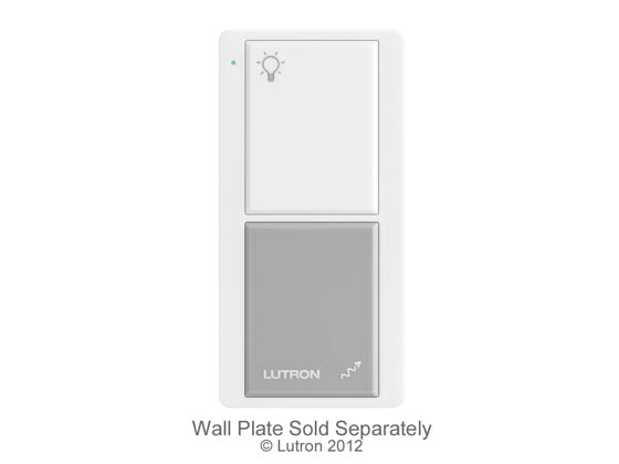 Lutron Electronics PJ-2B-GWH-I01 Lutron Pico 2-Button Wireless Control With On/Off