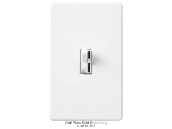 Lutron Electronics AY-10PNL-WH Lutron Ariadni 1000 Watt Preset Single Pole Dimmer With Locator Light