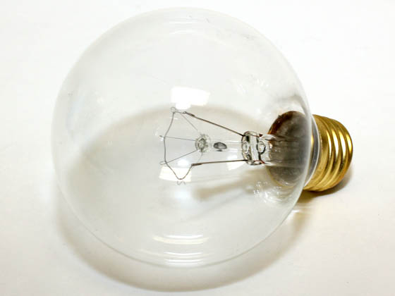 Bulbrite 393106 60G25CL2 60 Watt, 120 Volt G25 Clear Globe Bulb