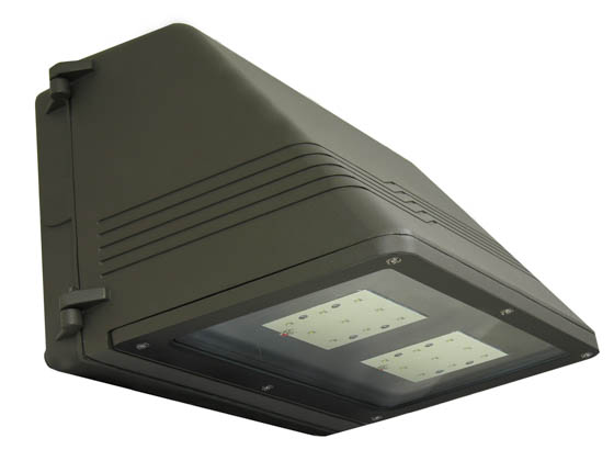 MaxLite 70880 MLSWP30LED50DS 30 Watt LED Wallpack Fixture, Full Cutoff
