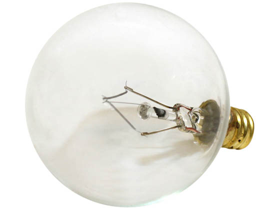 Bulbrite 311040 40G16CL3 40W 130V G16 Clear Globe Bulb, E12 Base