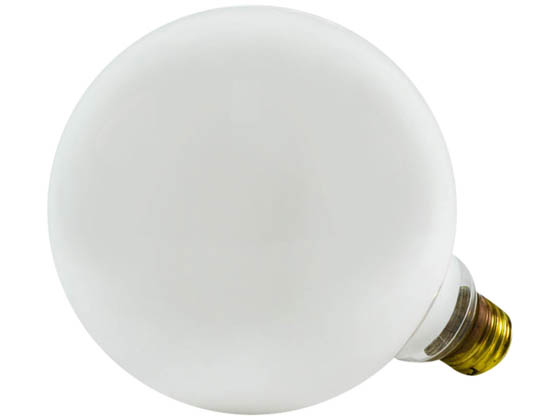 Bulbrite 350150 150G40WH 150W 125V G40 White Globe Bulb, E26 Base