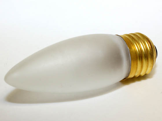 Bulbrite 496060 60ETF/2 60 Watt, 120 Volt Frosted Blunt Tip Decorative Bulb