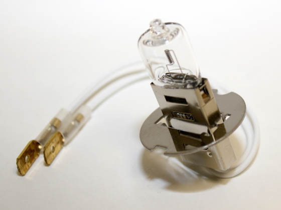 Narva 6133LL 6.6 Amp, 45 Watt Prefocus Halogen Airfield Lamp with Pk30d Base and MALE Cable Connectors