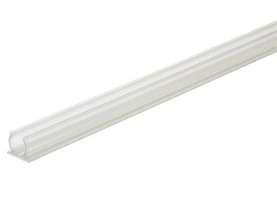 American Lighting DL-TRACK-4 4' Clear Mounting Track For Flexbrite LED Kits and LED Rope Light Reels
