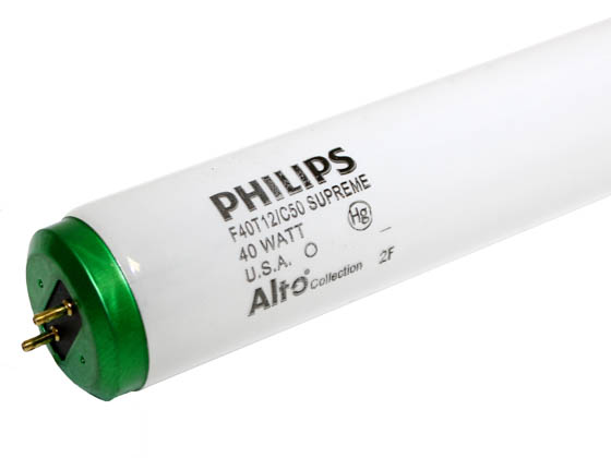Philips Lighting 423897 F40T12/C50Supreme/ALTO Philips 40W 48in T12 Bright White Fluorescent Tube