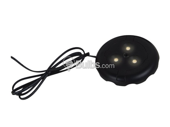 Sea Gull Lighting 98860SW-12 LED Puck Light Fixture, 1 Pack, Black