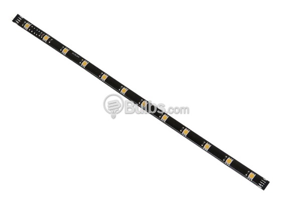 Sea Gull Lighting 98614SW-12 24V, (16) 1 Ft. LED Flexible Tape Sections, 3000K - Black Face