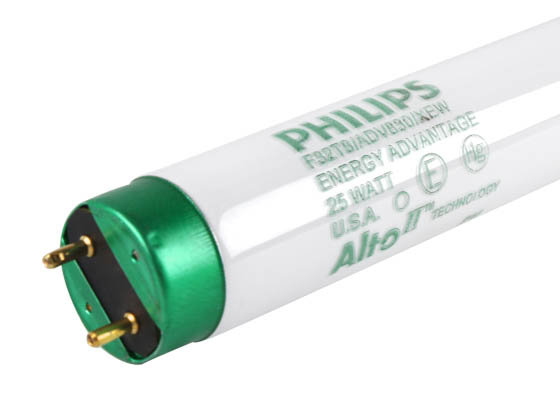 Philips Lighting 282046 F32T8/ADV830/XEW/ALTO 25W Philips 25W 48in Long Life T8 Soft White Fluorescent Tube