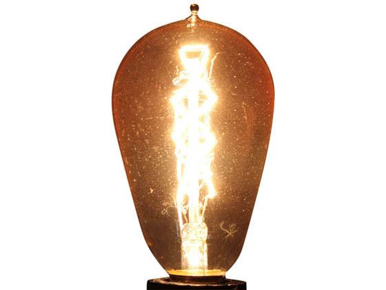 Bulbrite B132511 NOS25ST15/E12 25W 120V ST15 Nostalgic Decorative Bulb, E12 Base