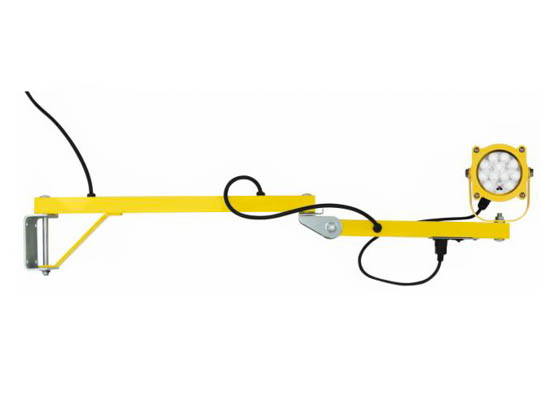 TCP LEDDL16K65YCOMBO 16 Watt LED Yellow Dock Light Fixture and Swing Arm Assembly