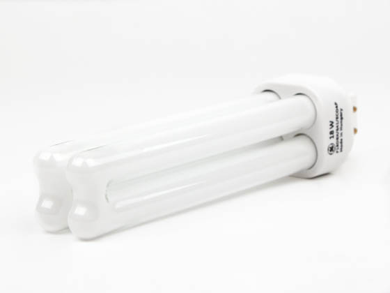 GE GE97601 F18DBX/841/ECO4P 18 Watt, 4-Pin Cool White Double Twin Tube CFL Bulb