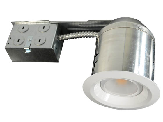 MaxLite 71790 RFR409ICAT30W 50W Halogen Equivalent, 9 Watt Dimmable 4" LED Recessed Downlight Fixture - Remodel