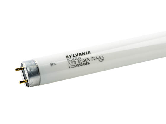 Sylvania 21872 FO25/950/36in 25 Watt, 36 Inch T8 Bright White Fluorescent Bulb