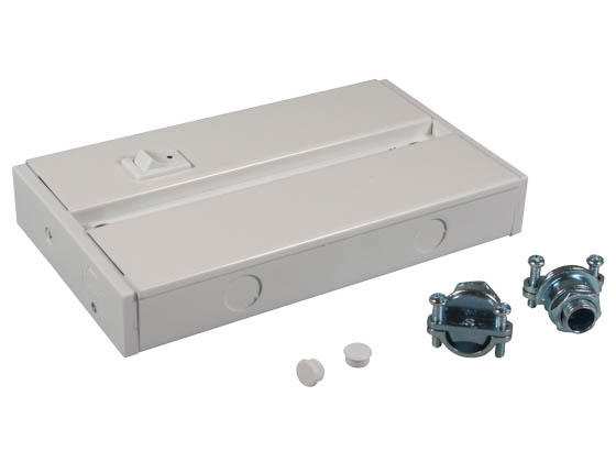 American Lighting ALC-BOX-WH Hardwire Junction Box For LED Complete Undercabinet Fixture - White