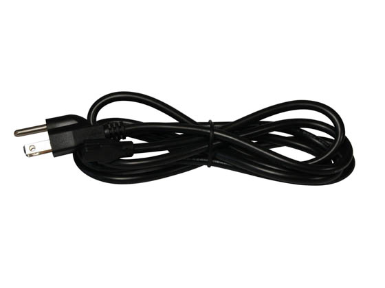 American Lighting ALC-PC6-BK 6' Power Cord for LED Complete 2 and LED 3-Complete Undercabinet Fixtures - Black
