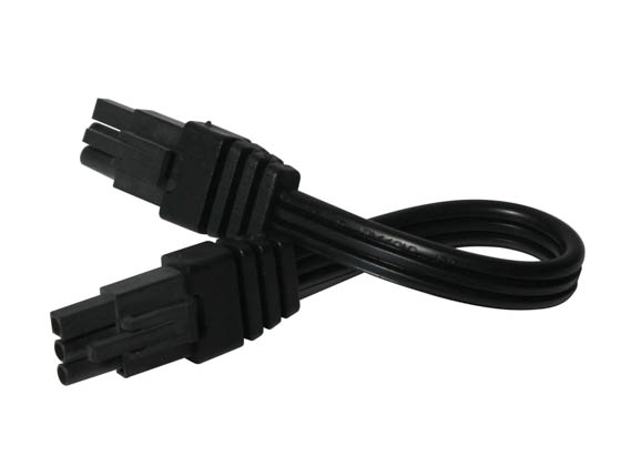 American Lighting LUC-EX6-BK 6" Linking Cable for LED Contrax Undercabinet Fixture - Black