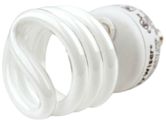 Bulbrite 509011 CF13WW/LM/E12 13W 120V Warm White Spiral CFL Bulb, E12 Base