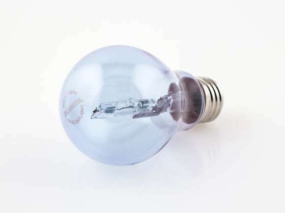 Bulbrite 616253 53A19CL/N/ECO 53 Watt, 120 Volt A19 Clear Natural Light Halogen Bulb
