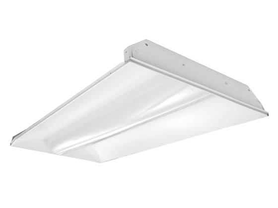 TCP TCPTRV4UNI8635K 97 Watt, Non-Dimmable 2x4 ft Designer Series LED Recessed Troffer Fixture, 3500K