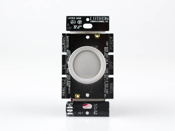 Lutron Electronics D-603P-WH Lutron Diva 600W, 120V Incandescent/Halogen 3-Way Rotary Dimmer, White