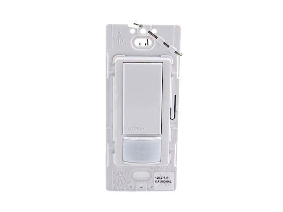 Lutron Electronics MS-OPS6M2U-DV-WH Lutron Maestro Occupancy/Vacancy Sensing Switch, Ground or Neutral Wire Required