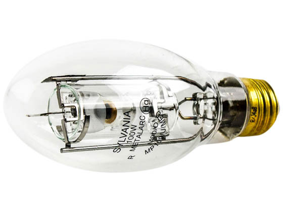 FREE SHIPPING NEW Sylvania ED17 Metal Halide Light Bulb  100 Watt H38AV-100/DX 