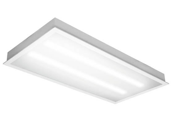 TCP TCPETRF4UNI4030K 45 Watt, 2x4 ft Non-Dimmable Recessed LED Troffer Fixture, 3000K