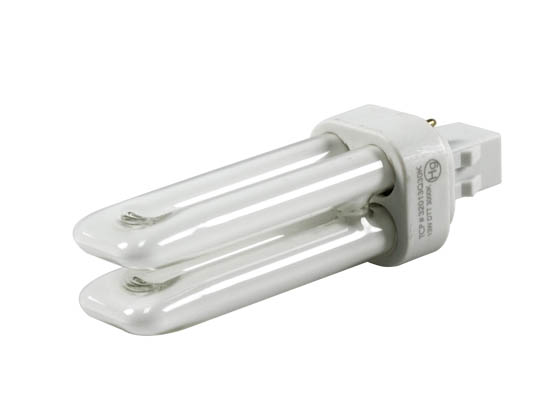 TCP 32013Q30K 13W 2 Pin Soft White Quad Double Twin Tube CFL Bulb