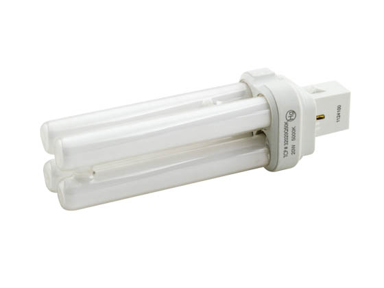 TCP 32020Q50K 20W 2 Pin Bright White Quad Double Twin Tube CFL Bulb