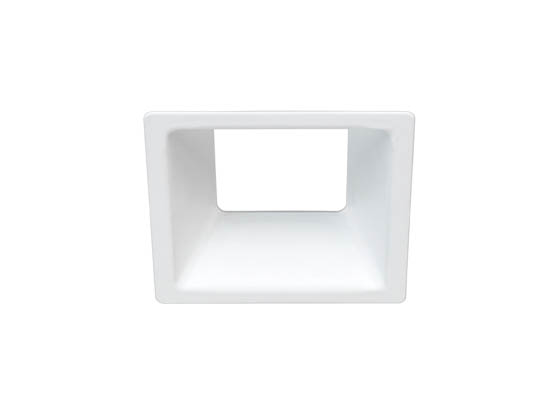 Bulbrite 775725 LEDMAG4/RSWH Eleva 4" Square Reflector, White