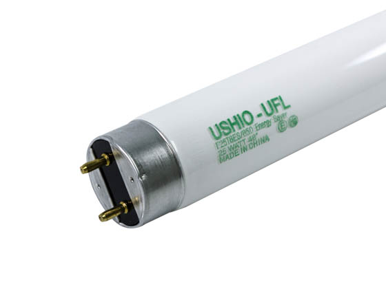 Ushio 3000620 F25T8ES/850 25W 48in T8 Bright White Fluorescent Tube