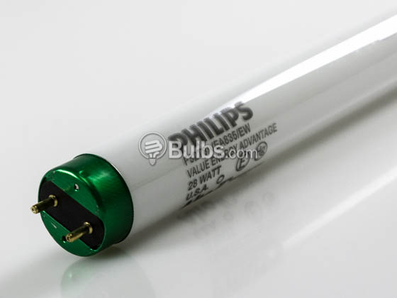 Philips Lighting 424176 F32T8/VEA835/EW/ALTO 28W Philips 28 Watt, 48 Inch Long Life T8 Neutral White Fluorescent Bulb