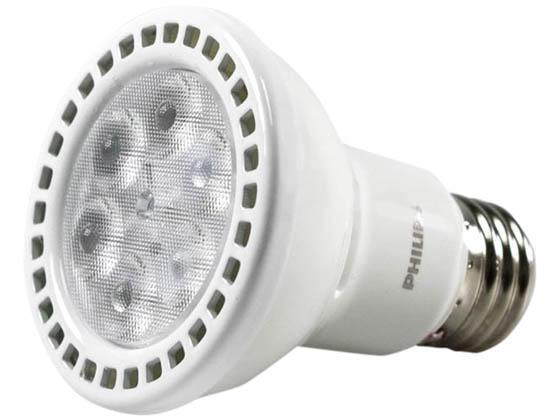 Philips Lighting 456046 6PAR20/F25 2700 DIM Philips Dimmable 6W 2700K 25° PAR20 LED Bulb