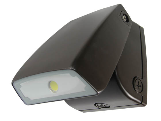 MaxLite 74521 SAW26U50BSS 175 Watt Equivalent, 29 Watt, 120-277 Volt, LED Small Adjustable Wallpack