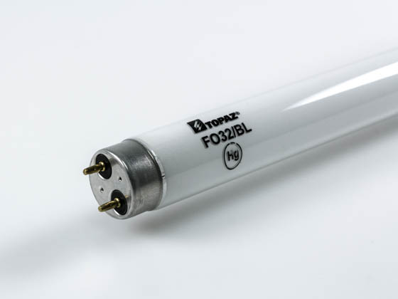 Topaz Lighting FO32T8/BL-14 32 Watt, 48 Inch T8 Black Lite Fluorescent Bulb
