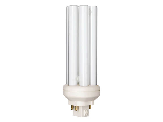 Philips Lighting 458232 PL-T 18W/41/4P/ALTO  (4-Pin) Philips 18W 4 Pin GX24q2 Cool White Long Triple Twin Tube CFL Bulb
