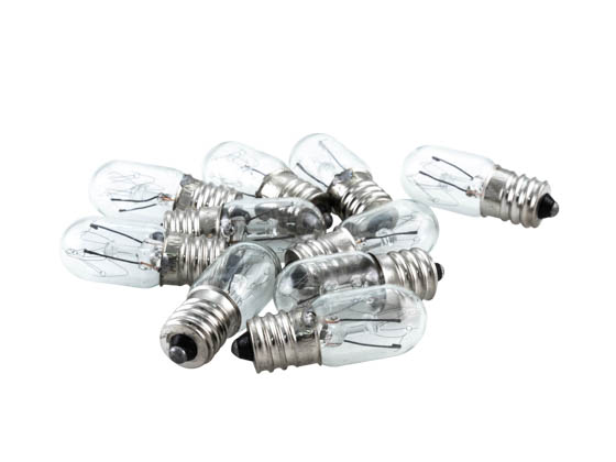 CEC Industries C4T4 1/2-120V-1 9/16 4T4 1/2-120V-1 9/16 CEC 4 Watt, 120 Volt T4.5 Clear Miniature Tube Bulb