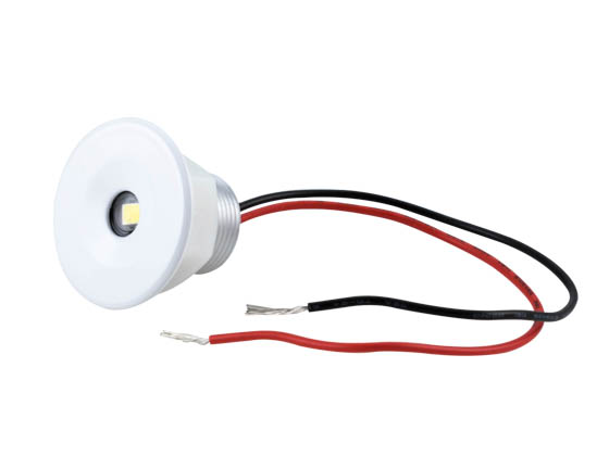 Lumitec Lighting 101228 Echo Courtesy/Accent/WW Echo Marine Dimmable Flush White Trim Warm White LED Light