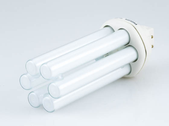 Philips Lighting 458240 PL-T 26W/827/4P/ALTO  (4-Pin) Philips 26 Watt, 4-Pin Very Warm White Triple Twin Tube CFL Bulb