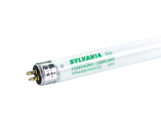 Sylvania 20904 FP54/835/HO/ECO 54W 46in T5 HO Neutral White Fluorescent Tube