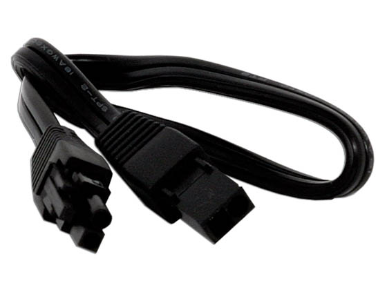 American Lighting ALLVPEX12-B 12" Linking Cable For MVP LED Puck Lights, 120 Volt - Black