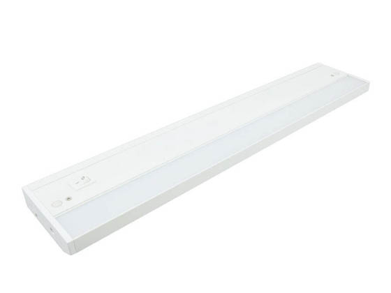 American Lighting ALC2-18-WH 18 1/4" 6 Watt Dimmable LED Undercabinet Light Fixture - White