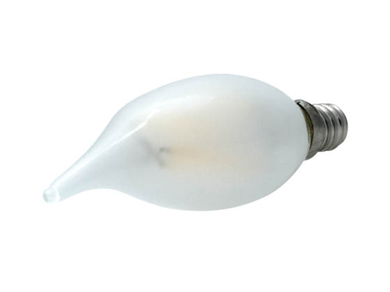 Bulbrite 776567 LED4CA10/27K/FIL/E12F Dimmable 4W 2700K Frosted Filament LED Bulb