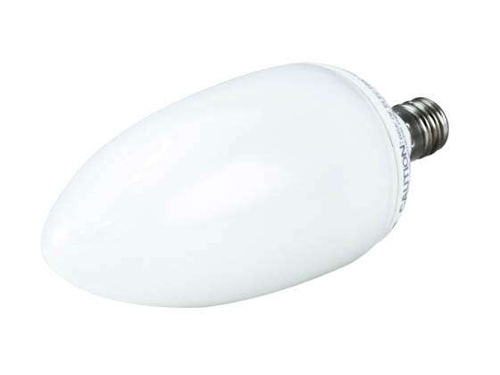 MaxLite 71535 SKC7CWW-144 7W Warm White Flame Tip CFL Bulb, E12 Base