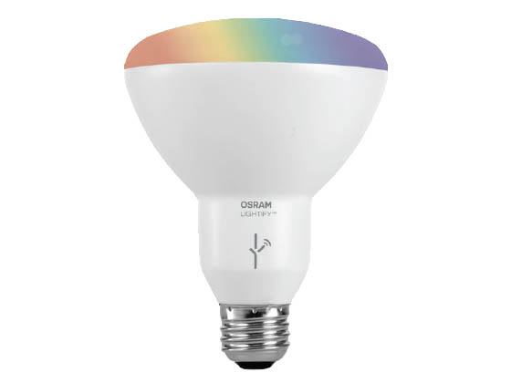 Sylvania 73739 LED11BR30RGBWLFY Lightify BR30 RGB Color Changing LED Bulb