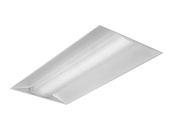 Day-Brite 2EVG54L840-4-D-UNV-DIM-EMLED EvoGrid 55 Watt 2x4 ft Dimmable LED Recessed Troffer, 4000K with Emergency Battery Backup
