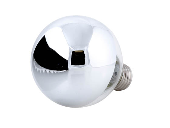 Bulbrite 776570 LED4G25/27K/FIL/HM Dimmable 4W 2700K Half Mirror G25 Filament LED Bulb