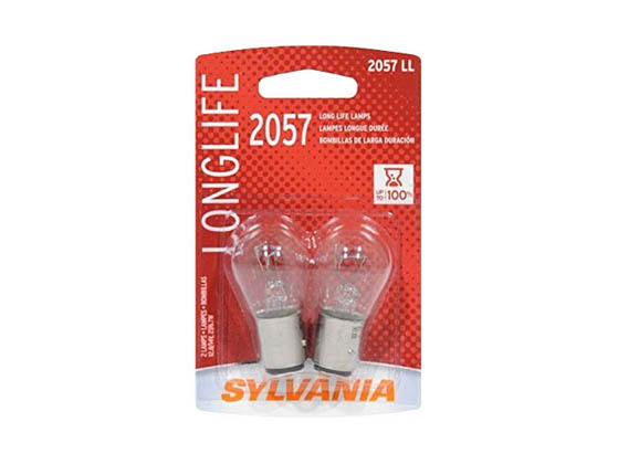 Sylvania 32585 2057LL.BP2  2/SKU  20/BX  200/CS 2057 Long Life Automotive Bulb