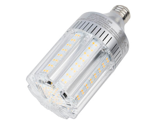 Light Efficient Design LED-8029E30-A 100 Watt Equivalent, 24 Watt 3000K LED Corn Bulb, Ballast Bypass